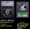 Proof 1973-s Silver Eisenhower Dollar $1 Graded pr69+ DCAM BY SEGS