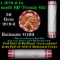 Shotgun Lincoln 1c roll, 1970-d 50 pcs Bank Wrapper.