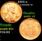 1955-s Lincoln Cent 1c Grades Gem+ Unc RD