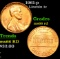 1961-p Lincoln Cent 1c Grades GEM+ Unc RD