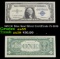 1957 $1 Blue Seal Silver Certificate Fr-1619 Grades Select AU