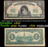 1917 Dominion of Canada $1 Banknote P# 32a Grades vf+