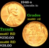 1946-s Lincoln Cent 1c Grades GEM++ RD