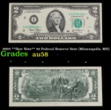 2003 **Star Note** $2 Federal Reserve Note (Minneapolis, MN) Grades Choice AU/BU Slider