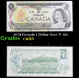1973 Canada 1 Dollar Note P: 85c Grades Gem CU