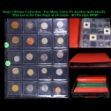 Huge Liifetime Collection - Too Many Coins To Auction Individually - This Lot is For One Page of 20