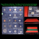 Huge Liifetime Collection - Too Many Coins To Auction Individually - This Lot is For One Page of 20