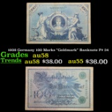 1908 Germany 100 Marks 