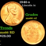 1946-s Lincoln Cent 1c Grades GEM+ Unc RD