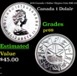 Proof 1978 Canada 1 Dollar Olypics Coin KM: 121 Grades GEM++ Proof