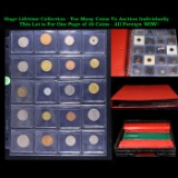 Huge Liifetime Collection - Too Many Coins To Auction Individually - This Lot is For One Page of 20