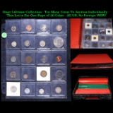 Huge Liifetime Collection - Too Many Coins To Auction Individually - This Lot is For One Page of 20