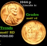 1944-p Lincoln Cent 1c Grades GEM++ Unc RD