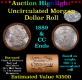 ***Auction Highlight*** 1889 & CC Uncirculated Morgan Dollar Shotgun Roll (fc)