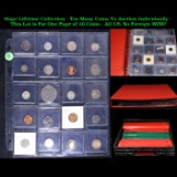 Huge Liifetime Collection - Too Many Coins To Auction Individually - This Lot is For One Page of 20