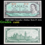 1960-1967 Canada 1 Dollar Note P: 84A Grades Gem+ CU