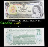 1973 Canada 1 Dollar Note P: 85c Grades Gem+ CU