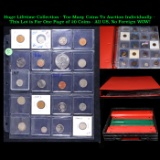 Huge Liifetime Collection - Too Many Coins To Auction Individually - This Lot is For One Page of 20