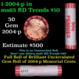 Shotgun Lincoln 1c roll, 2004-p 50 pcs String & Son Wrapper.