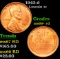 1942-d Lincoln Cent 1c Grades GEM++ RD