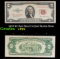 1953 $2 Red Seal United States Note Grades vf+