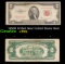 1953B $2 Red Seal United States Note Grades vf+