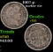 1907-p Barber Dime 10c Grades vf++
