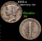 1931-s Mercury Dime 10c Grades f, fine