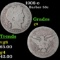 1908-o Barber Half Dollars 50c Grades g+