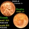 1942-d Lincoln Cent 1c Grades GEM++ RD