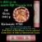 Shotgun Lincoln 1c roll, 1981-p 50 pcs Federal Reserve Wrapper.