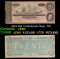 1864 $20 Confederate Note, T67 Grades vf++
