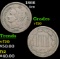 1866 Three Cent Copper Nickel 3cn Grades vf, very fine