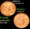 1952-d Lincoln Cent 1c Grades GEM+ Unc RD