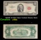 1953B $2 Red Seal United States Note Grades vf+