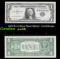 1957B $1 Blue Seal Silver Certificate Grades Choice AU/BU Slider