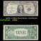 1935C $1 Blue Seal Silver Certificate Grades vf+