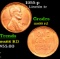 1955-p Lincoln Cent 1c Grades GEM+ Unc RD