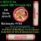Shotgun Lincoln 1c roll, 1974-d 50 pcs American Fletcher Wrapper.