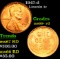 1947-d Lincoln Cent 1c Grades GEM++ RD