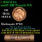 Shotgun Lincoln 1c roll, 1982-d 50 pcs Brandt Wrapper.