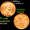 1958-p Lincoln Cent 1c Grades GEM+ Unc RD