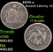 1876-s Seated Liberty Quarter 25c Grades vf details