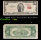 1953B $2 Red Seal United States Note Grades vf+