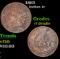 1863 Indian Cent 1c Grades vf details