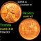1955-s Lincoln Cent 1c Grades GEM+ Unc RD