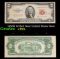1953B $2 Red Seal United States Note Grades vf+