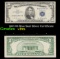1953 $5 Blue Seal Silver Certificate Grades vf+