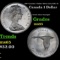 1967 Canada 1 Dollar Silver Coin KM: 70 Grades GEM Unc
