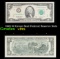 1995 $2 Green Seal Federal Reserve Note Grades vf+